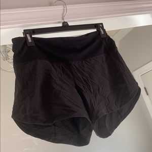 Sold Lululemon high rise speed up 4” shorts